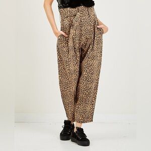 Mes Demoiselles Cheryl Pant in Leopard Print‎